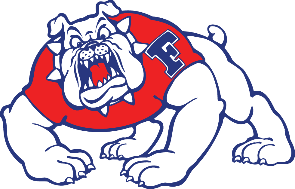 Fresno State Bulldogs 1992-2005 Primary Logo diy DTF decal sticker